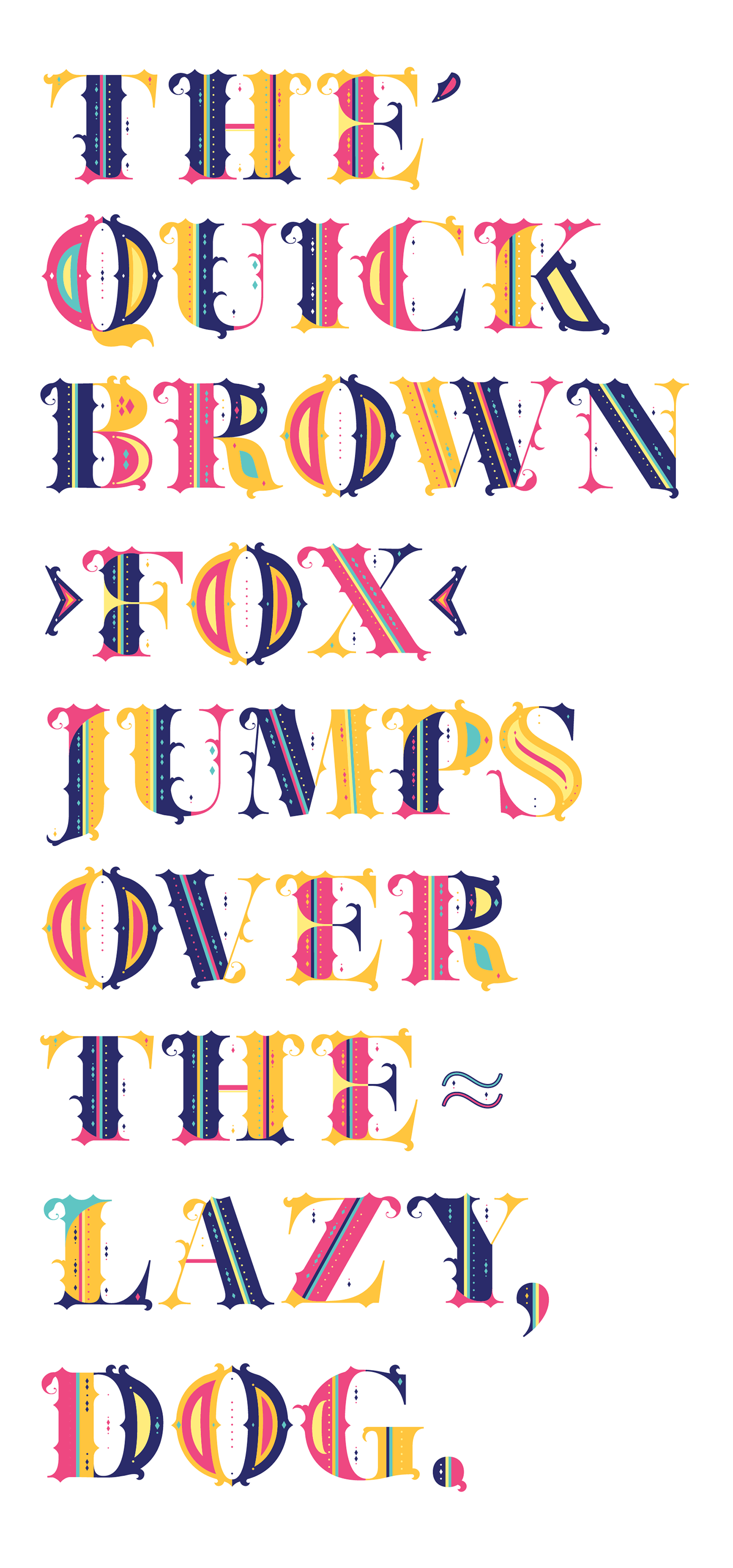 #ColorFontWeek  5 FREE color fonts on Behance