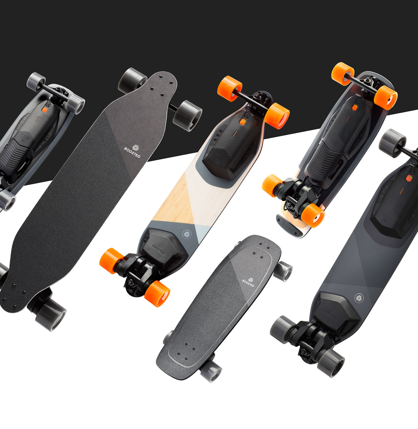 boosted   electric skateboard skate commute Vehicle ride