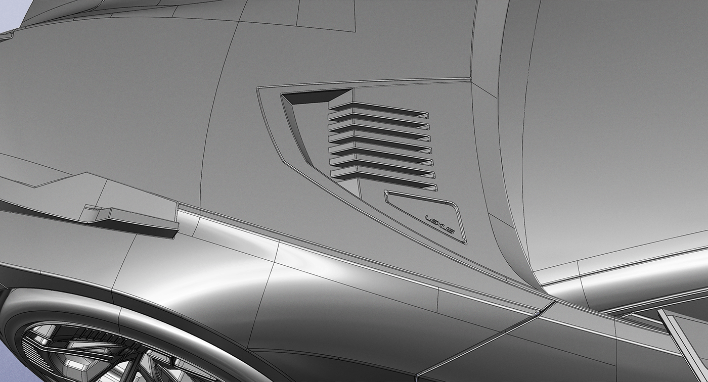 3d modeling Alias alias automotive Alias Modeling cardesign concept design conceptcar Digital Art  industrial design  Lexus