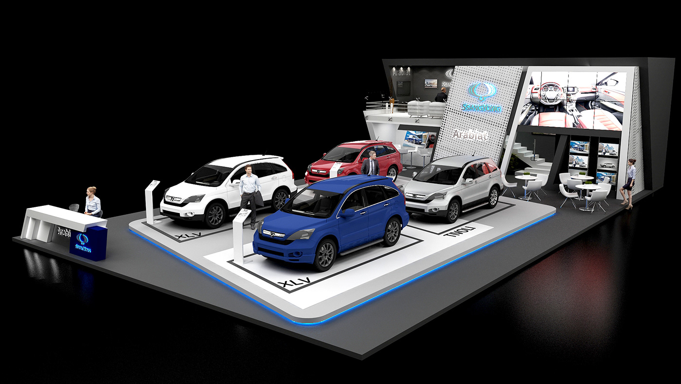 Automech booth cairo Cars egypt exhibitions formula ssangyong