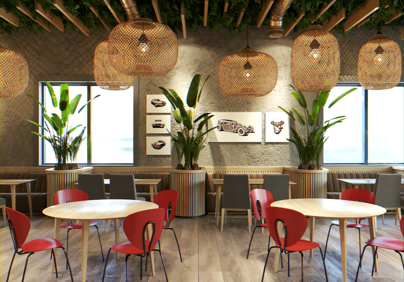 3DDesign cafe coffeeshop design Interior restaurant
