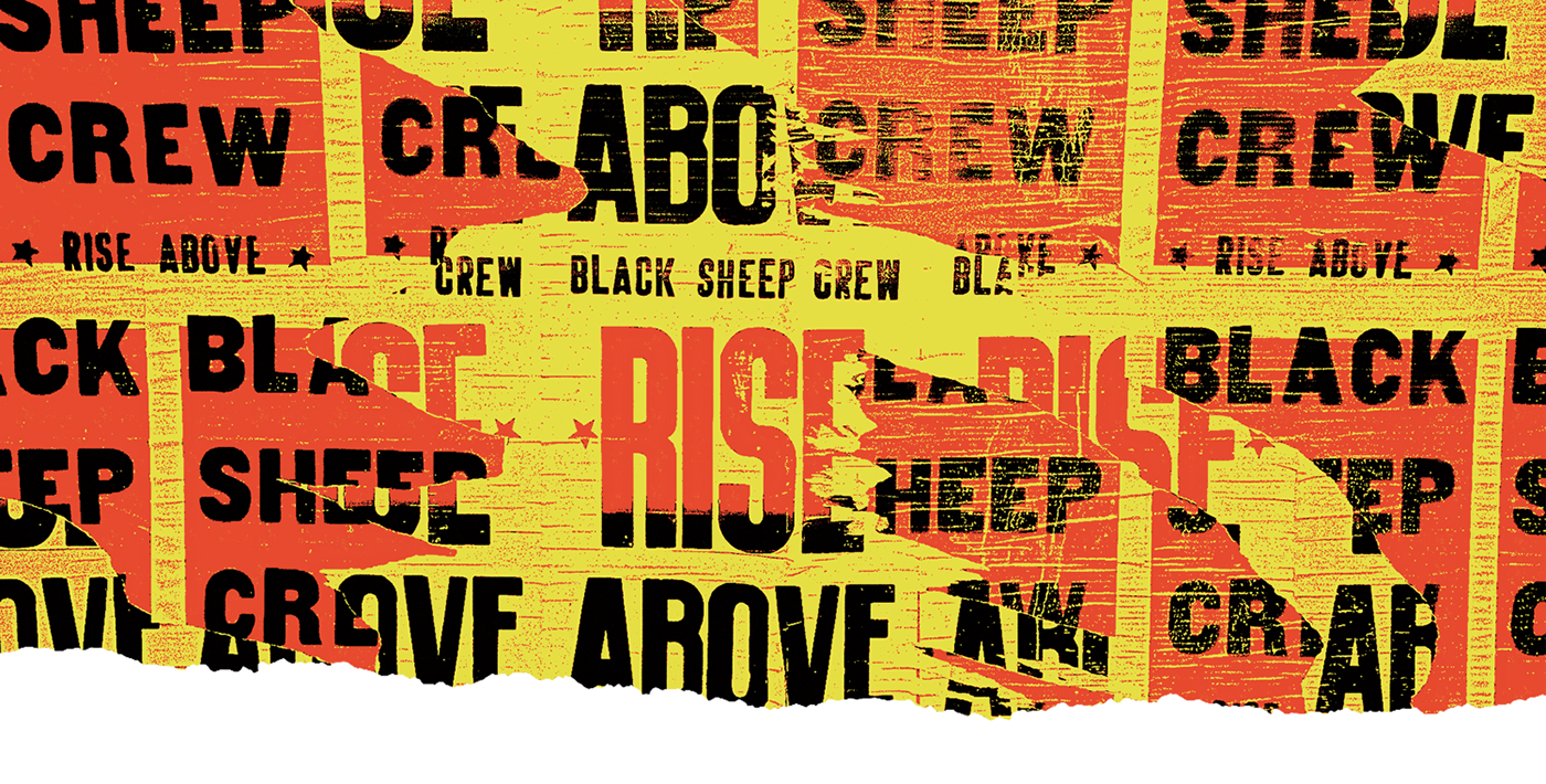 Black Sheep T Shirt Clothing rise above graphic tees Hats Lookbook streetwear brand