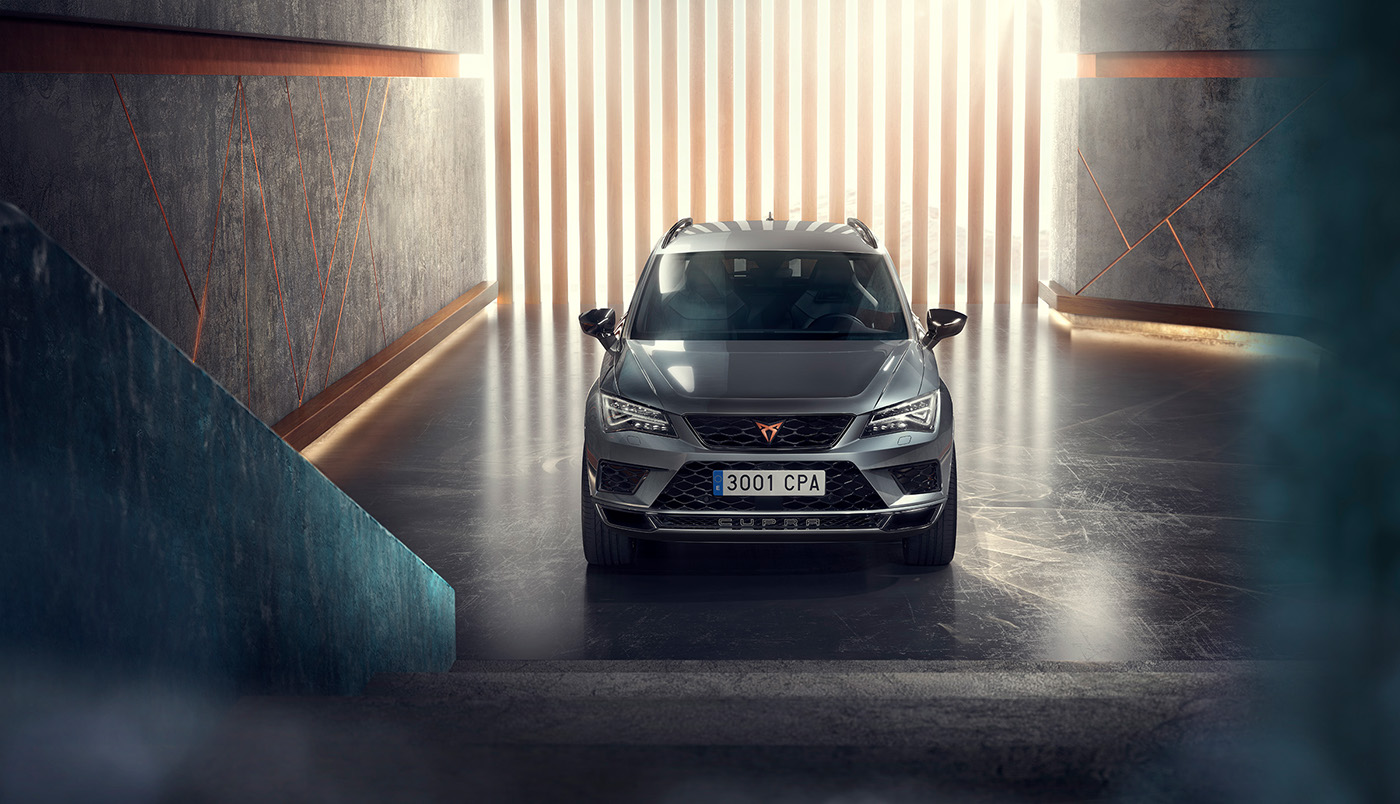 seat cupra ATECA CGI CG Render full cgi automotive   transportation vray