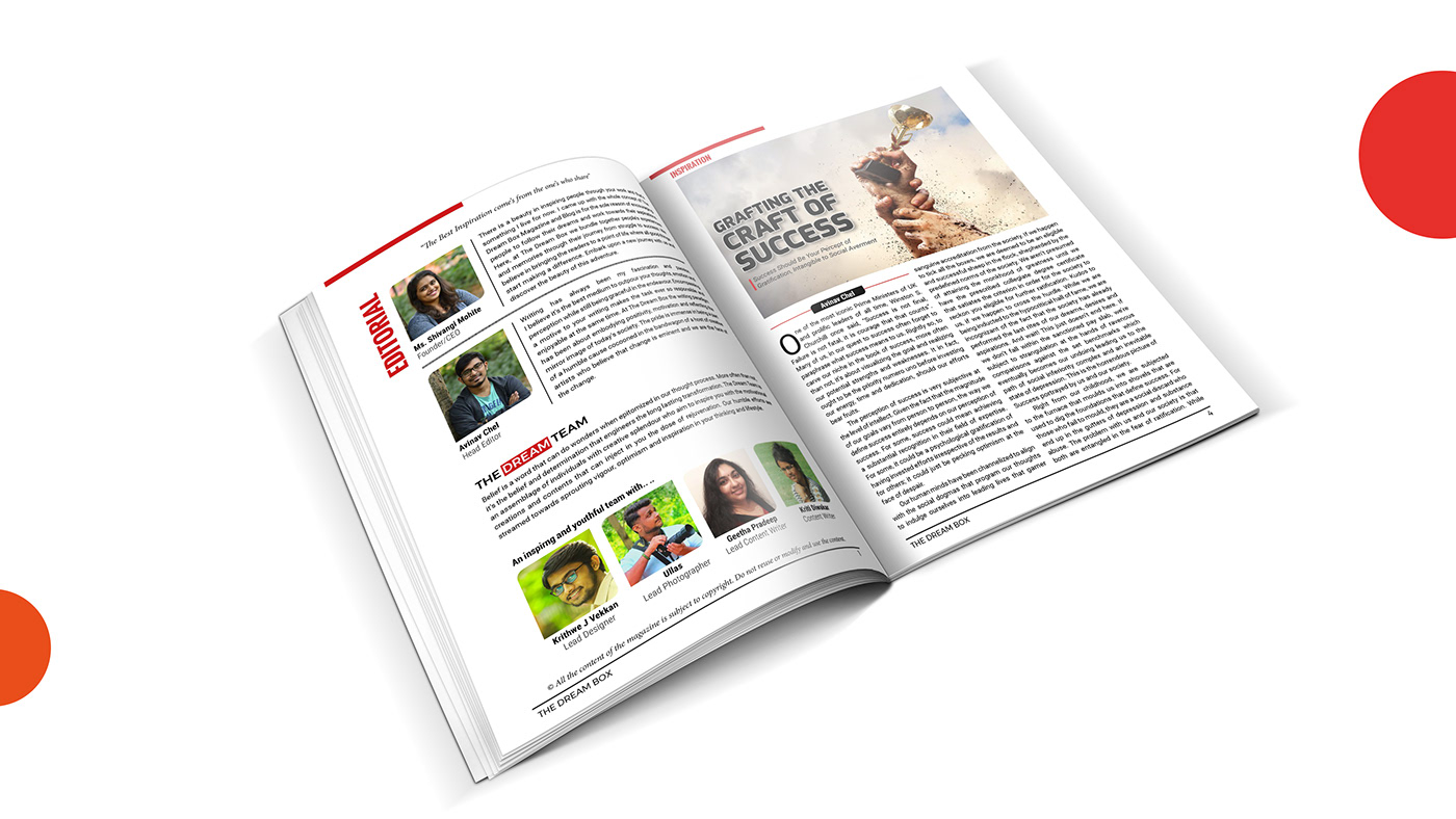 cover Layout magazine publication design