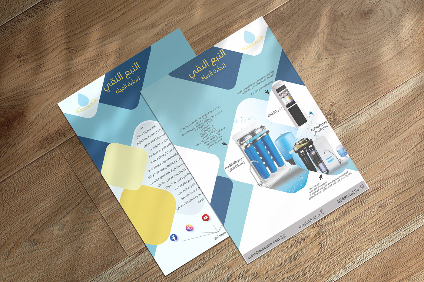 branding  broshure business card DVD envelope flyer Saudi Arabia saudia visual identity water
