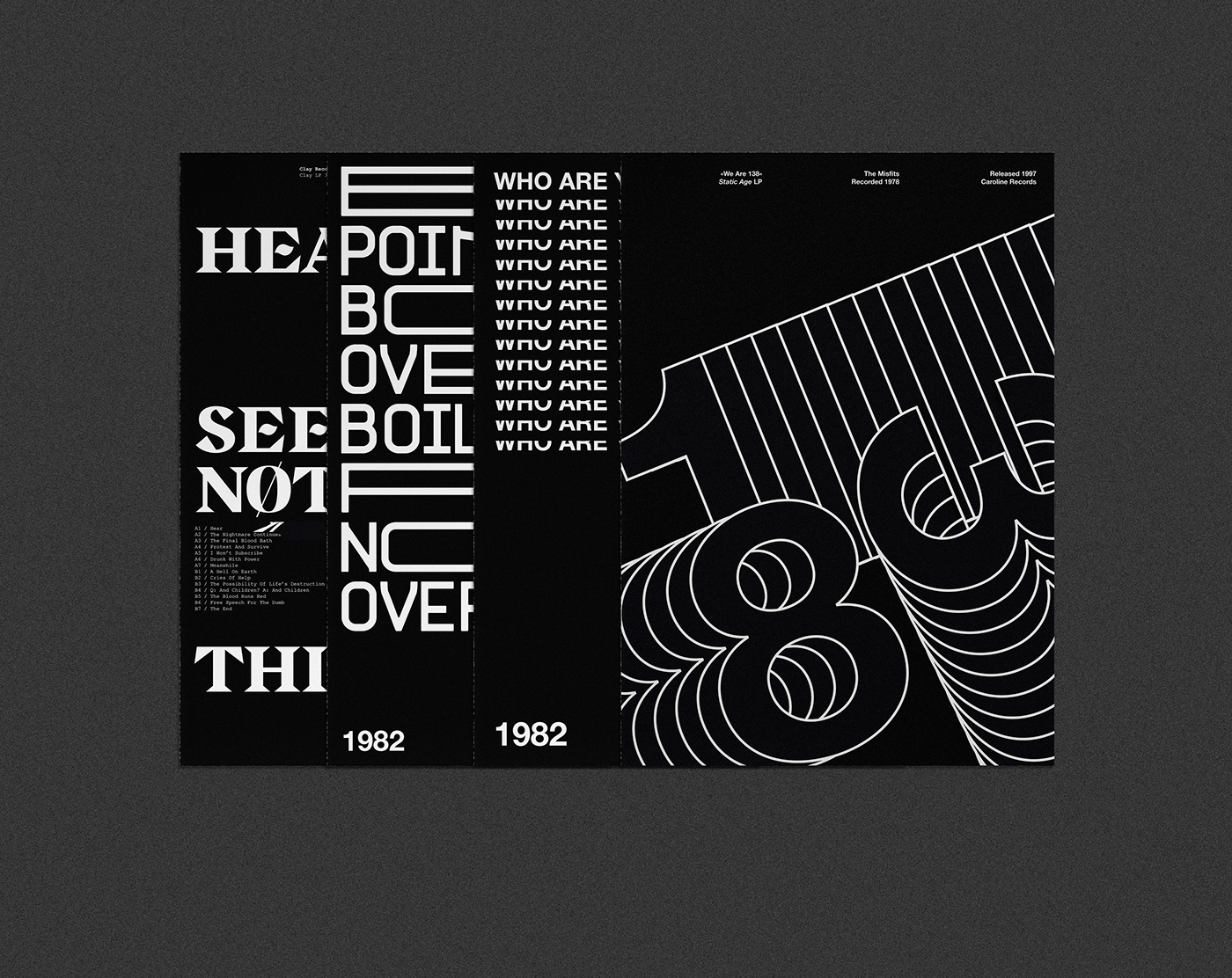 poster plakat helvetica univers akzidenz Futura Punk-Rock hardcore-punk type typography  