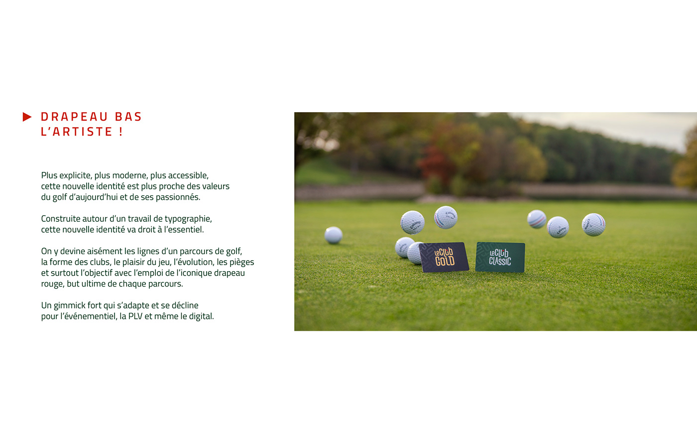 brand charte graphique edition golf graphisme identité visuelle Logotype marque Photographie