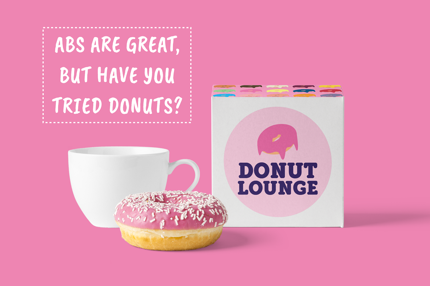 branding  dessert donut graphic design  logo Logo Design lounge