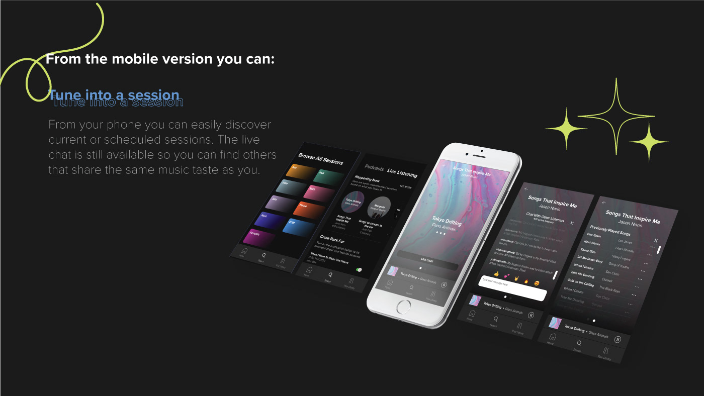 music spotify UI uiux ux D&AD social user experience