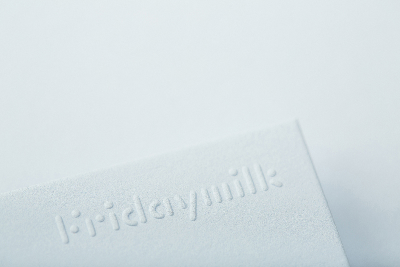 fridaymilk identity Stationery logo Logotype lettering minimal Murmansk value valuestudio