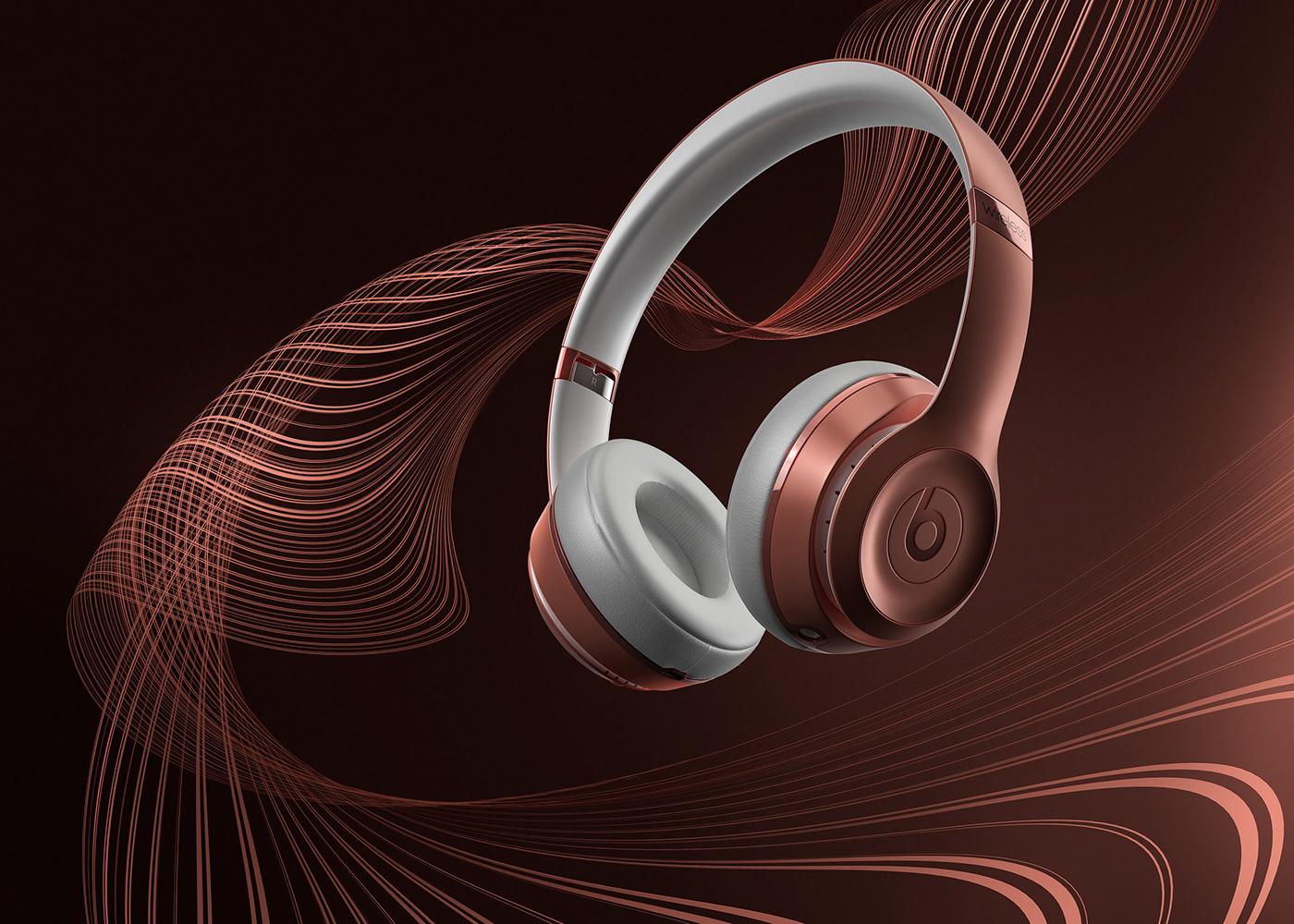 3D apple beats CGI colors dre Earbuds headphones music product