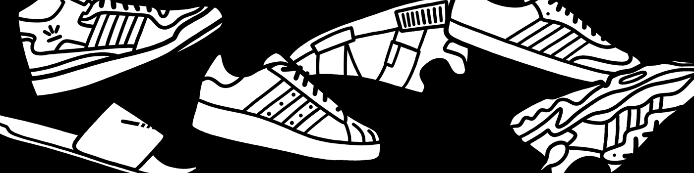 adidas motion graphics  motion design illustration design Sneaker Design shoes graphic design  ILLUSTRATION  Digital Art 