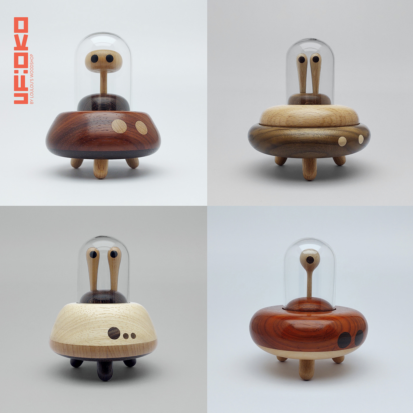 Character design  handmade toy design  UFO wood wood art wooden toy woodworking