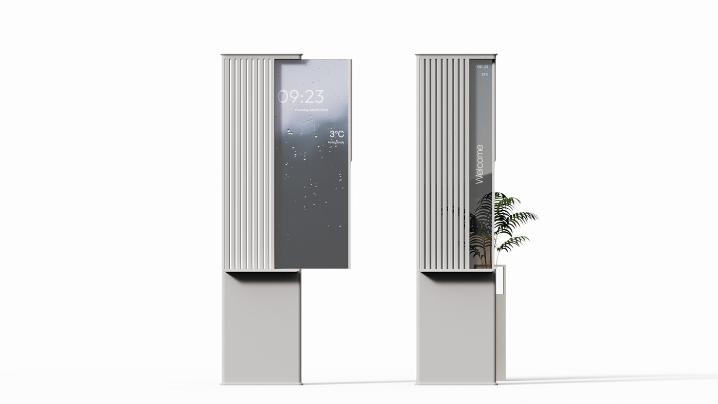 design Display display design door electronic industrial design  Interface lifestyle partition product design 