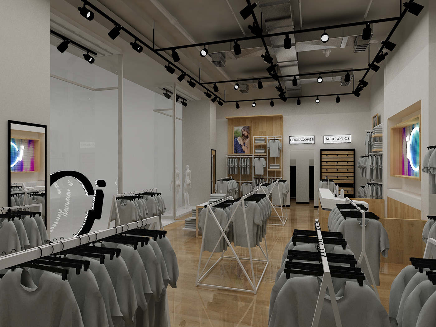 Retail store tienda diseño diseño interior Render arquitectura construccion design remodelacion