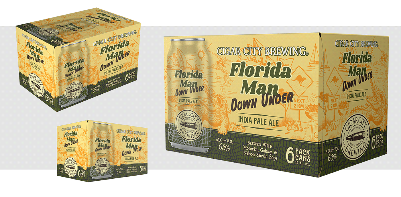 Advertising  beer beverage brand branding  craft beer florida marketing   Packaging MadeWithSubstance