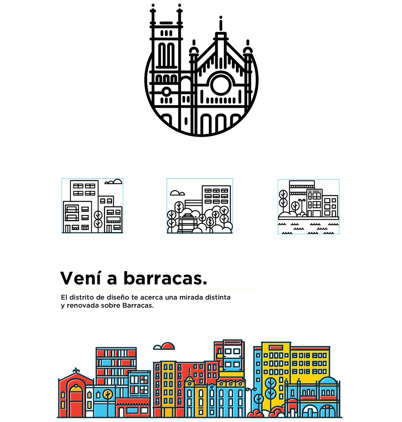 Mirar Barracas Totem map diseño gráfico diseño grafico interacción reflex reflejo espejo mirror neighborhood buenos aires argentina city