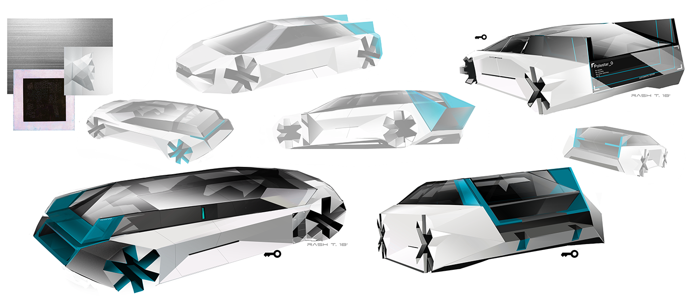 Polestar Transportation Design design car design Volvo Automotive design car Autonomous vehicle Project concept car