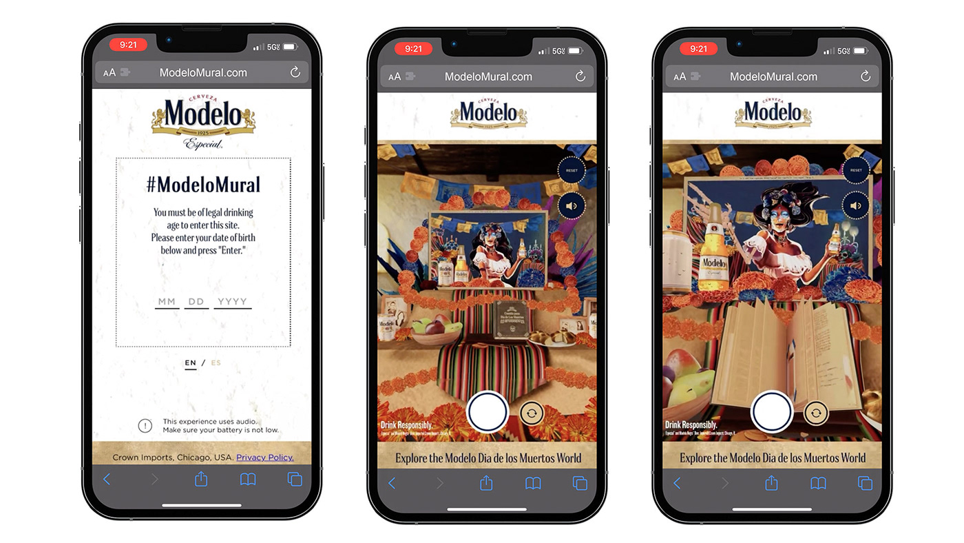 augmented reality beer alcohol hispanic Mexican mexico Food  drink print