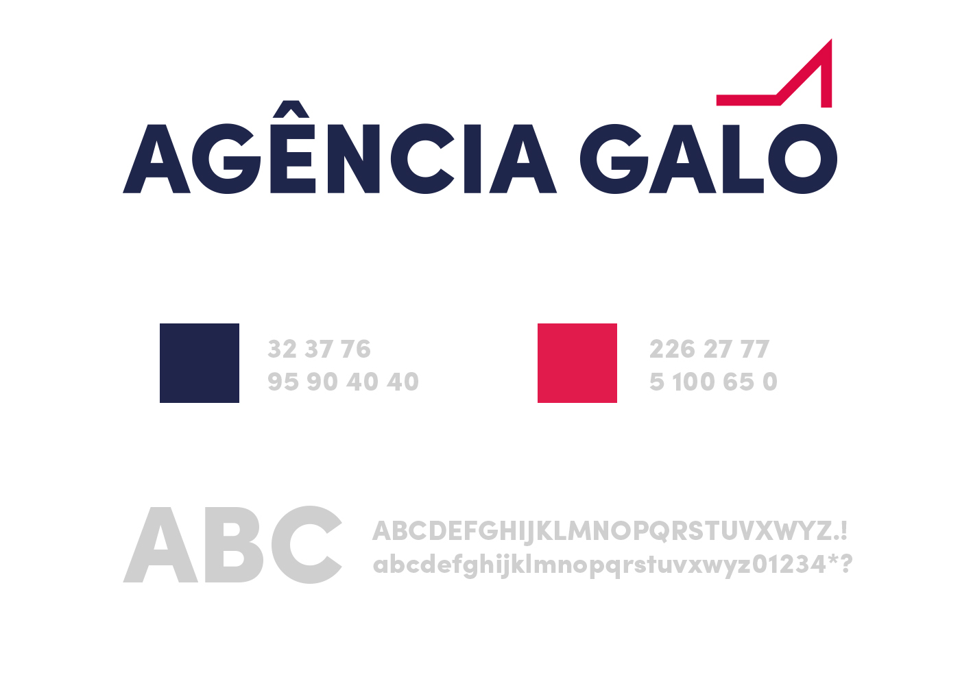 logo marca brand agencia red blue Rooster Press Office