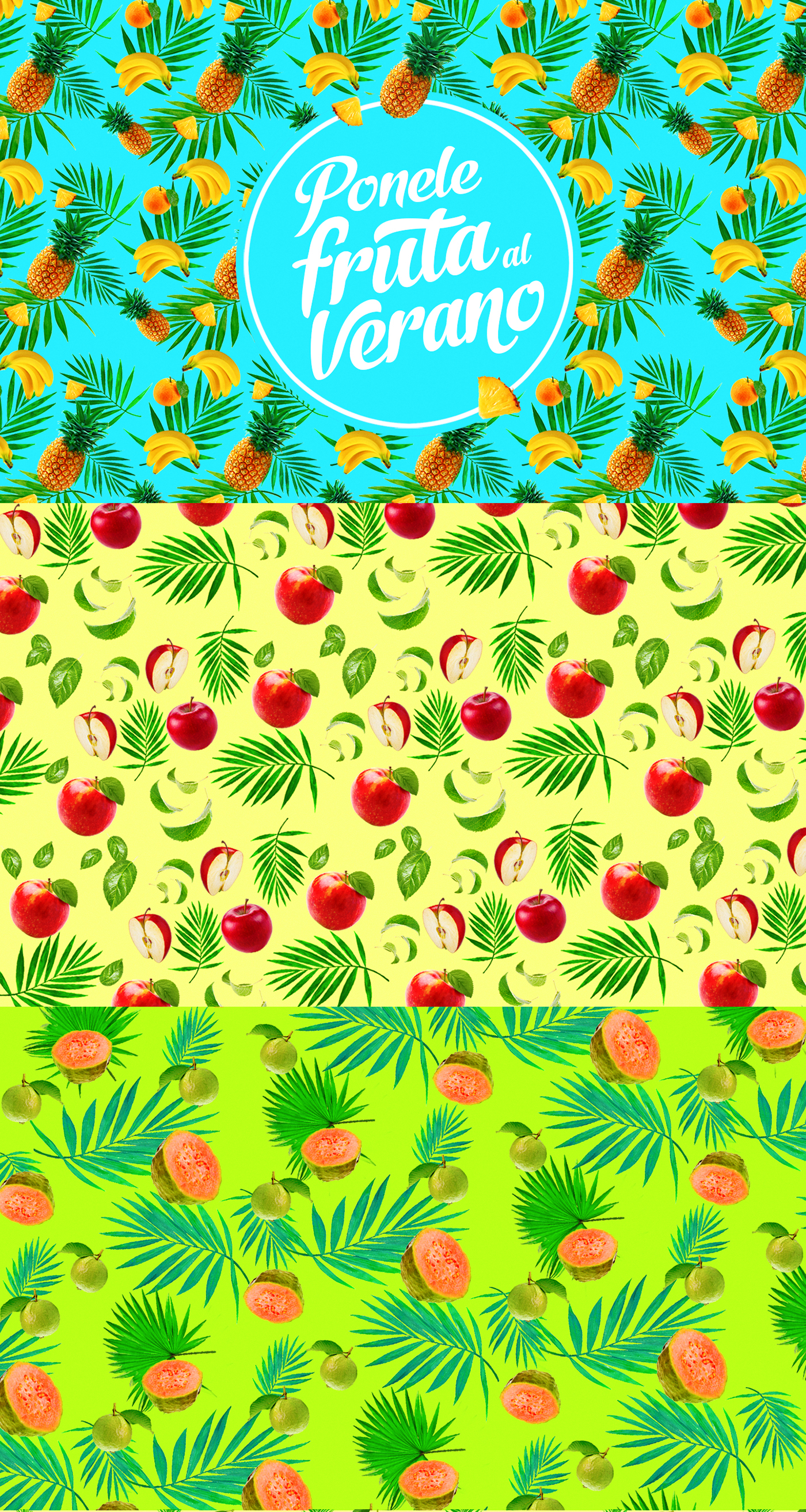 summer Tropical beverage Pineapple fruits Fashion  pattern adobe Advertising  Photography 