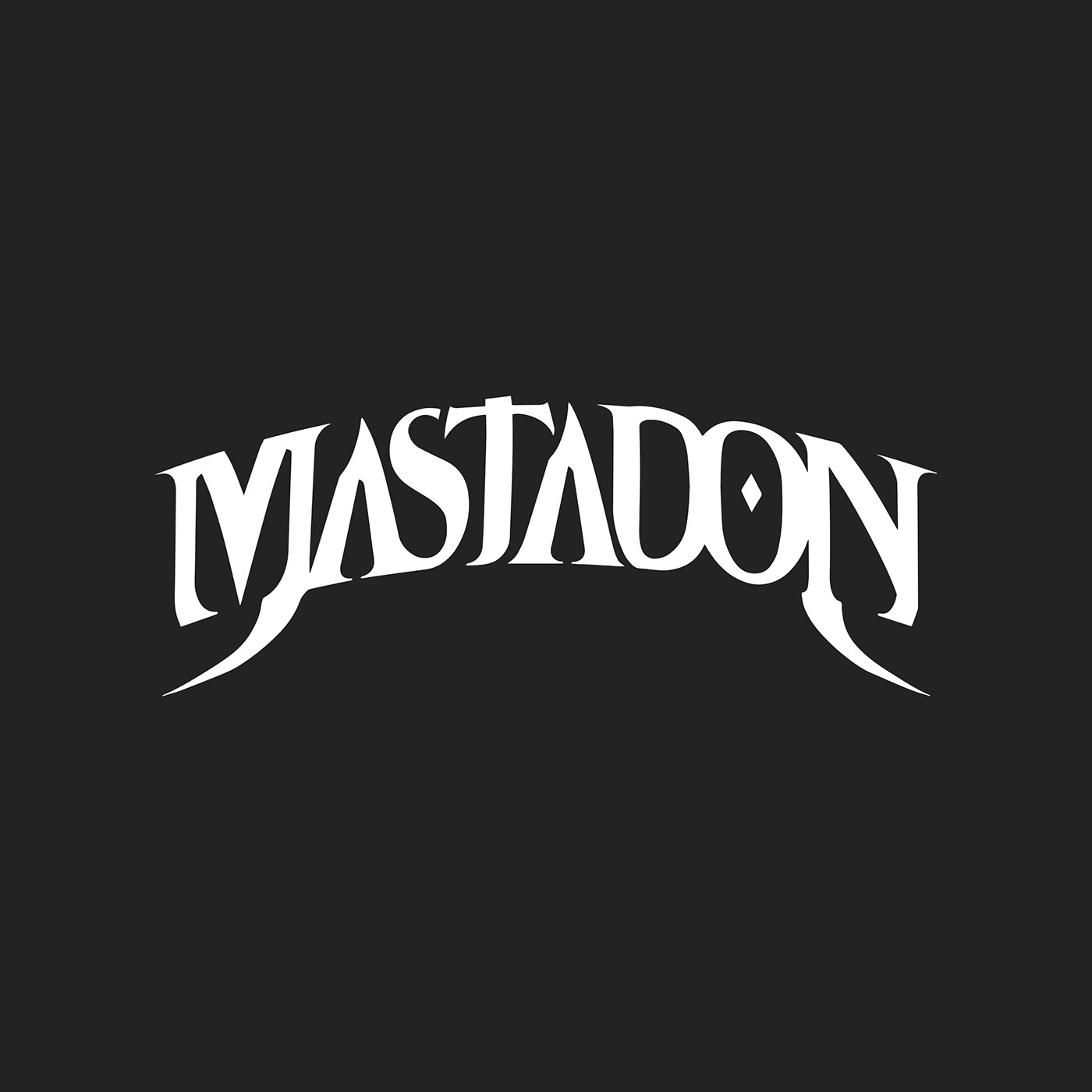 mastadon Never say Die dubstep logo typography   brand mastodon mammoth