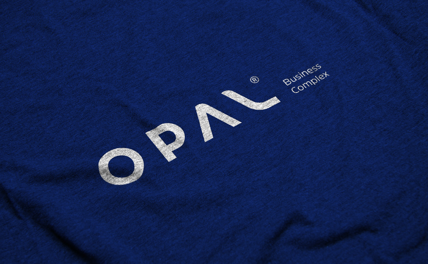 opal logo business developments brand identity