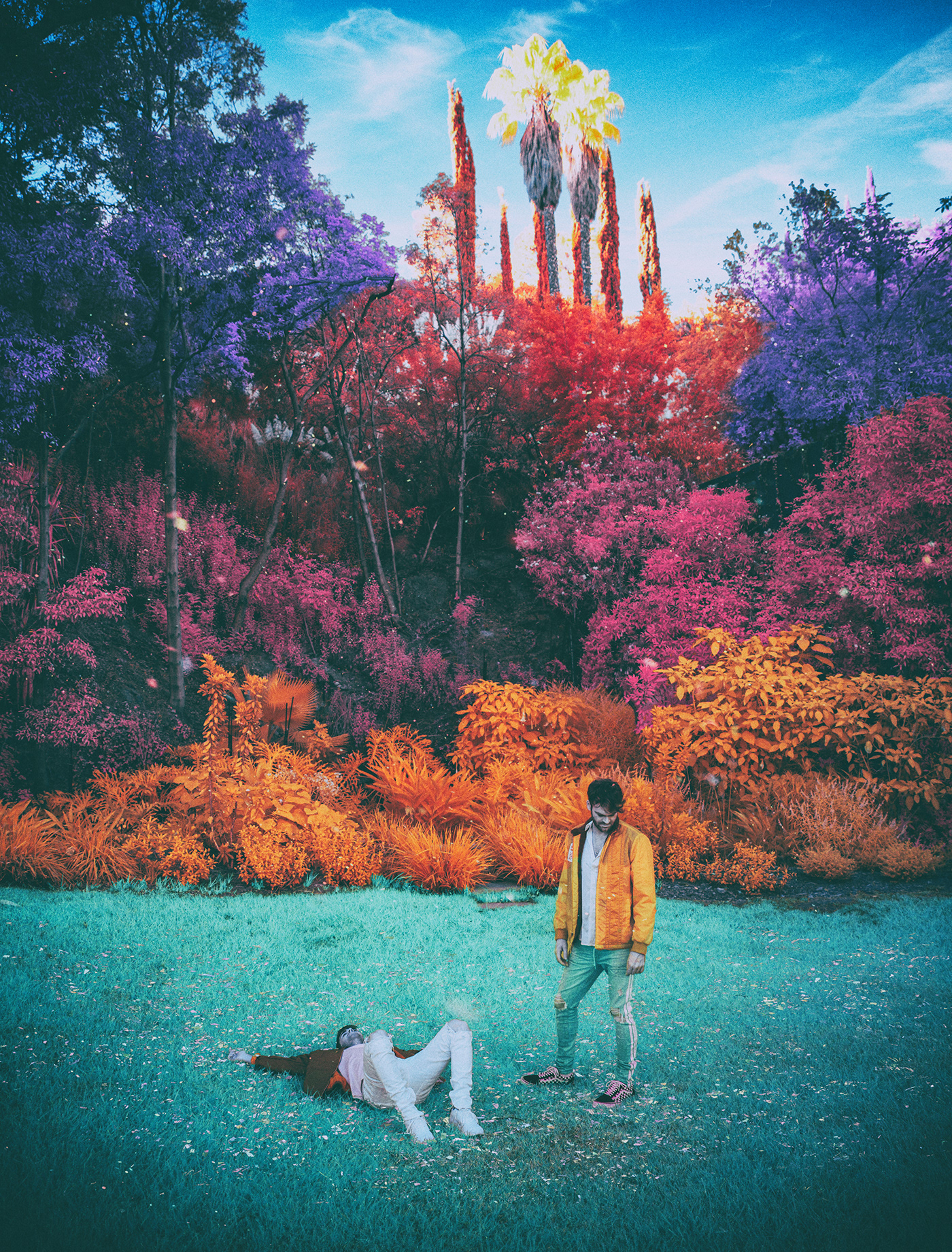 chainsmokers design infrared colour surrealism surreal color press shot