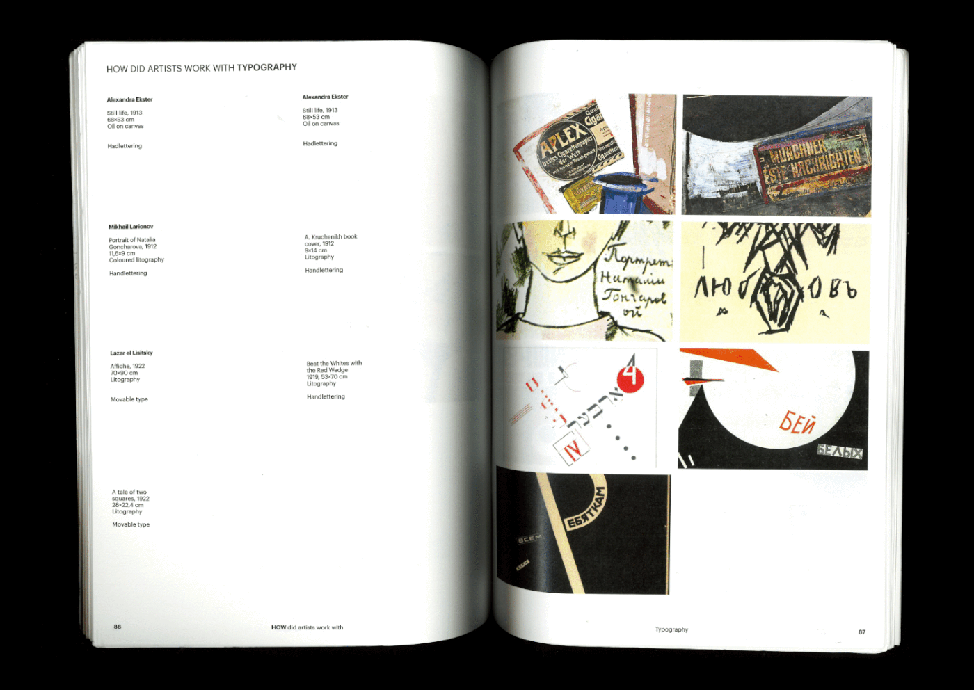 editorial book book design avant garde