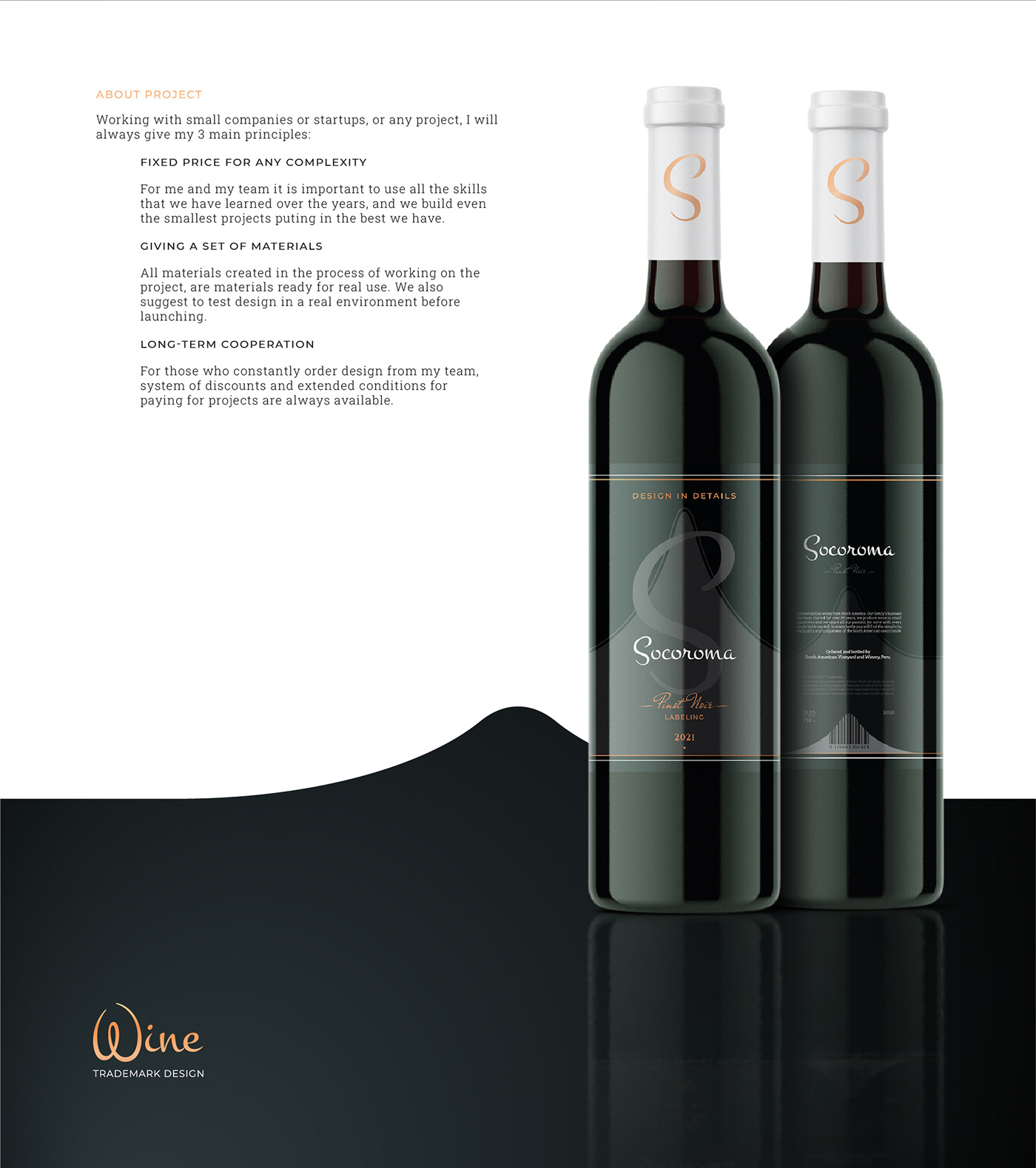 bottle bottle label brand identity Label label design Packaging premium trademark tranparent print wine