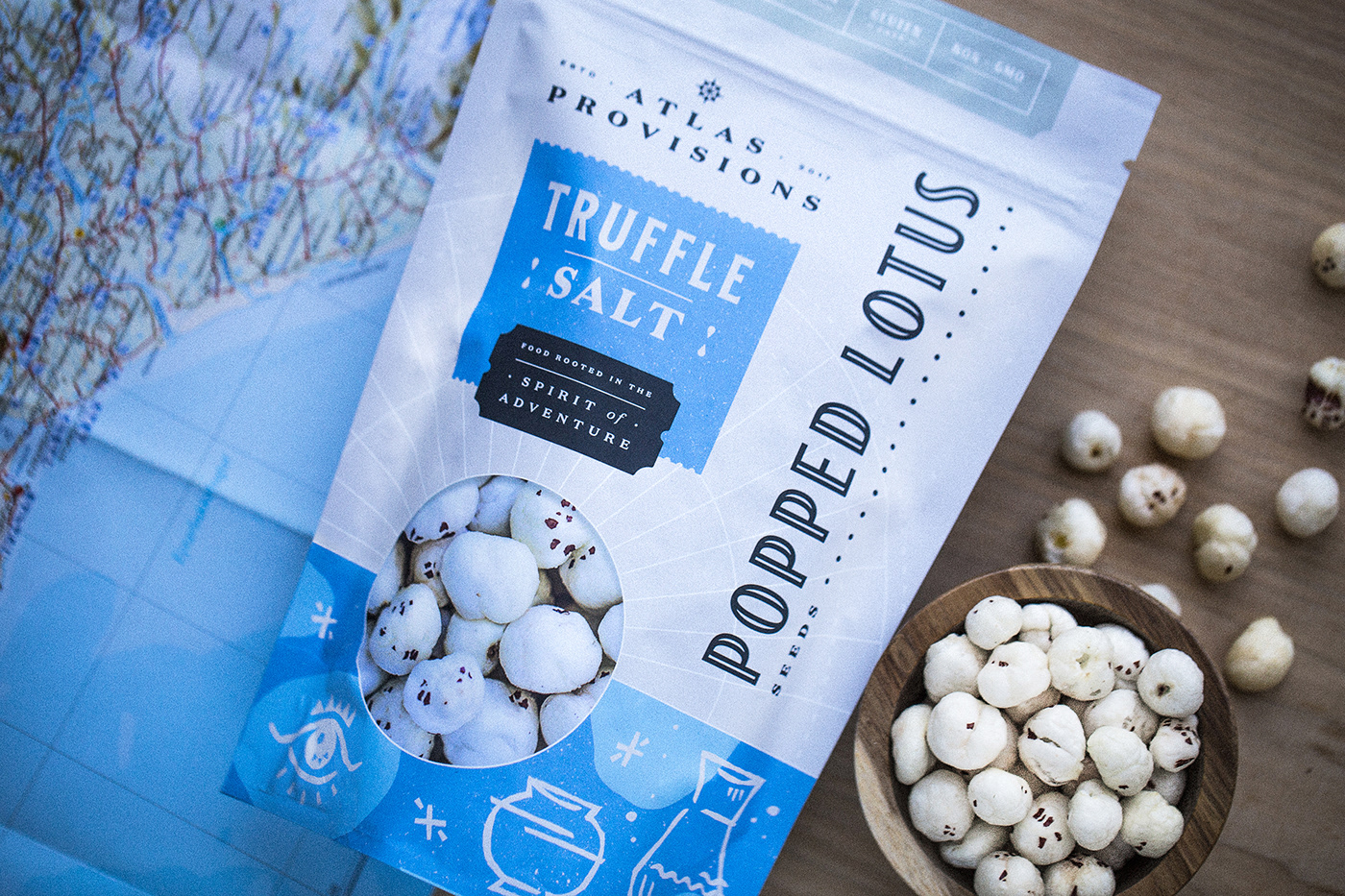 Packaging design ILLUSTRATION  popcorn adventure Food  Snck Fun