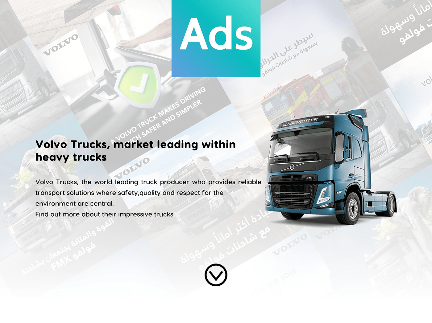 Volvo volvo trucks trucks Transport Vehicle Advertising  Travel trucks desigs