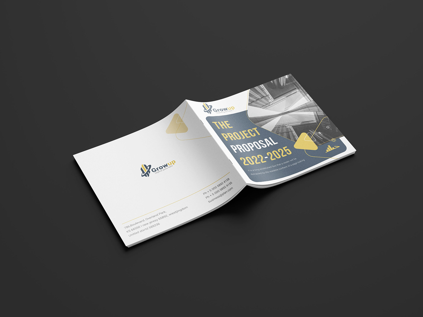 Advertising  brochure design company profile creative digital marketing Elegant Proposal Template Project Proposal SEO start up