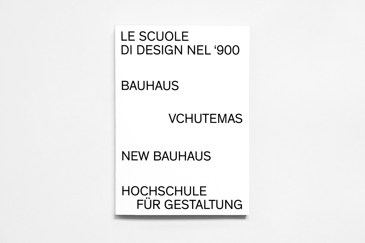 bauhaus vchutemas new bauhaus Ulm '900 design schools