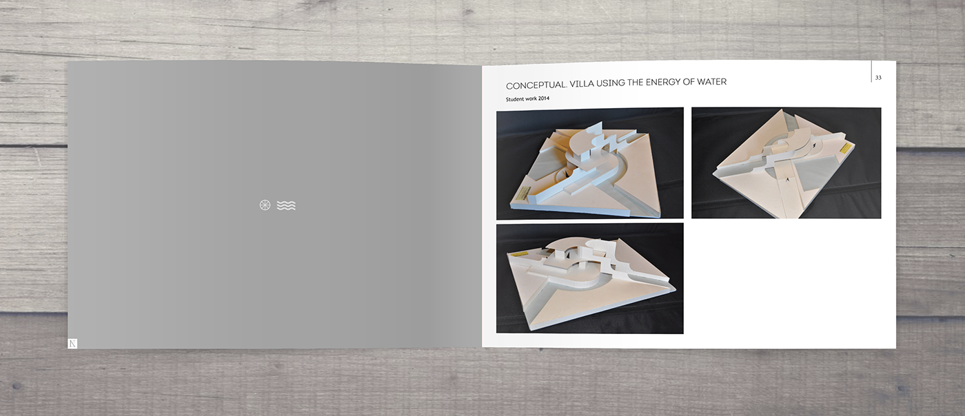 portfolio architectural art brochure Project design