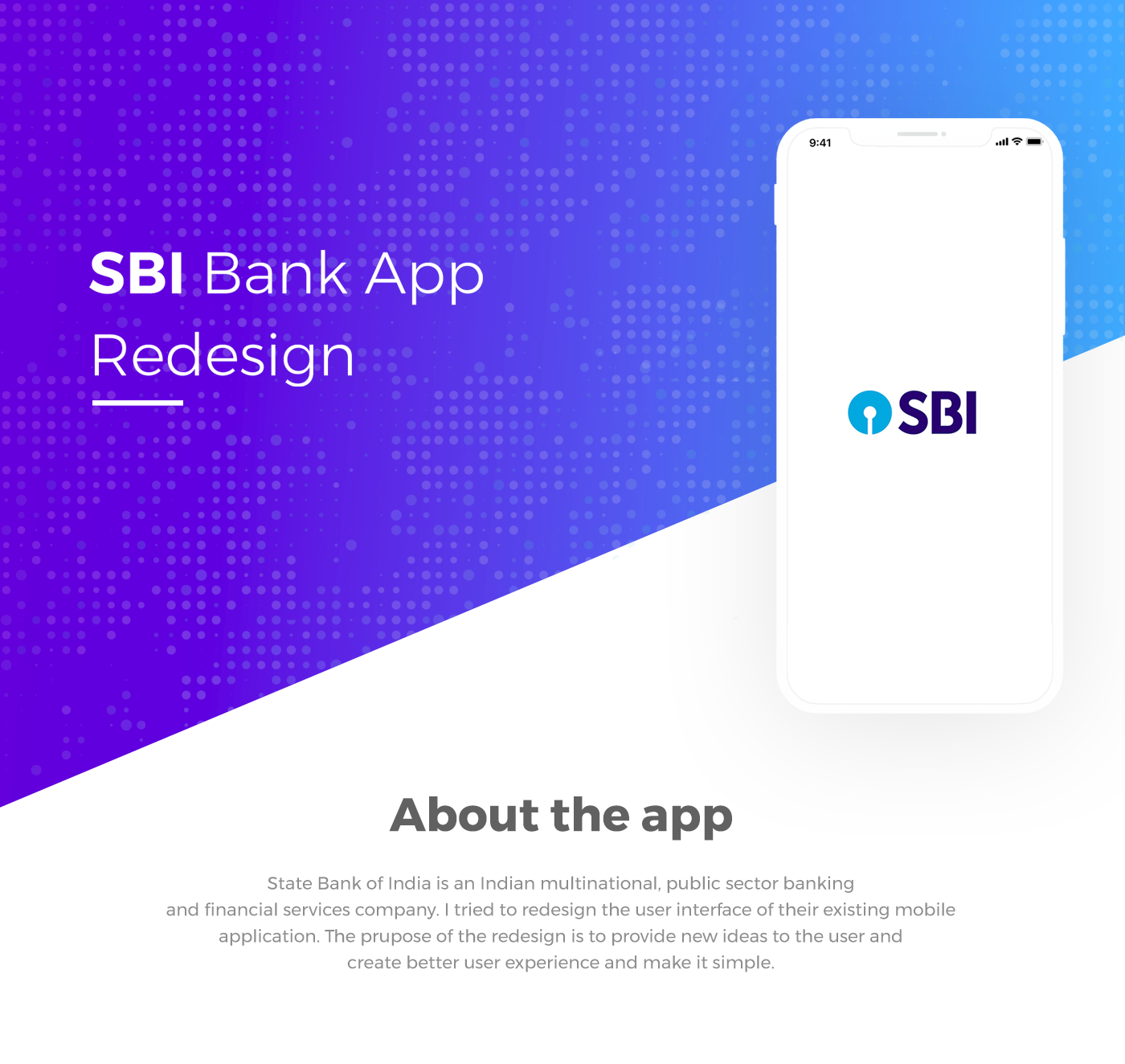 banking Mobile UI mobile banking UI/UX redesign Interaction design  iphone x ui SBI SBI APP Mobile app
