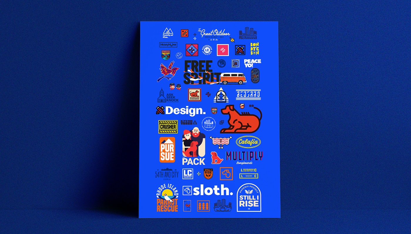 Nikola Obradovic Compilation mix branding  Character design  logos poster various Collection