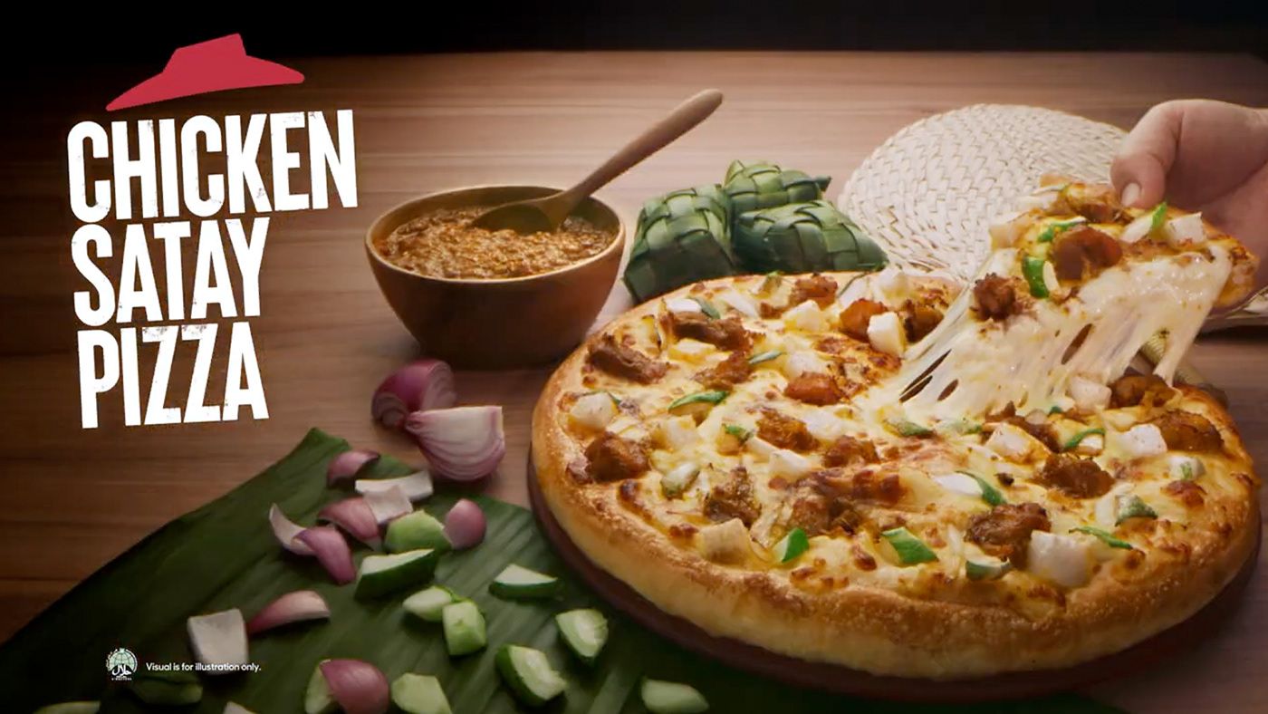 art direction  chicken satay food styling Photography  Pizza branding  Fast food Food  video
