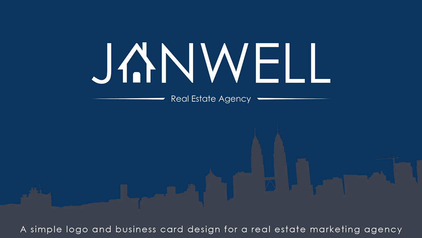 logo company business card name profile real estate marketing  