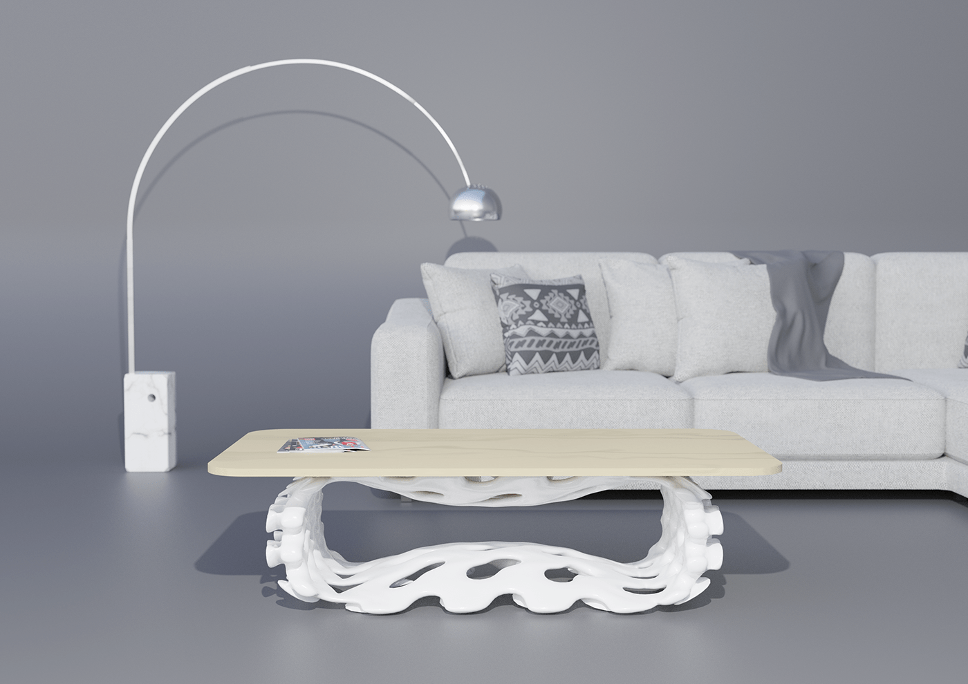 blender coffee table industrial design  product design  Student work University