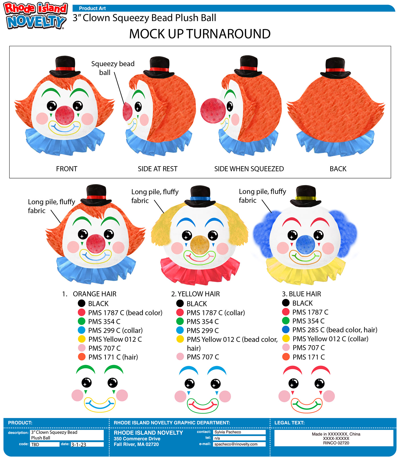 clown clowncore toy design  plush design plush fidget toy clown plush clown toy Sensory Toy