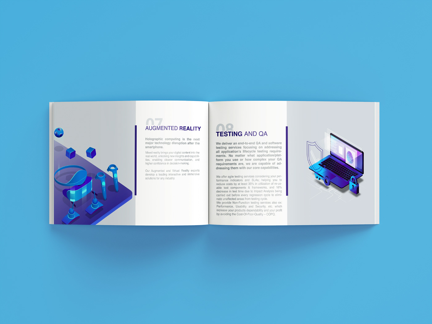a4 presentation brochure design graphic presentation software