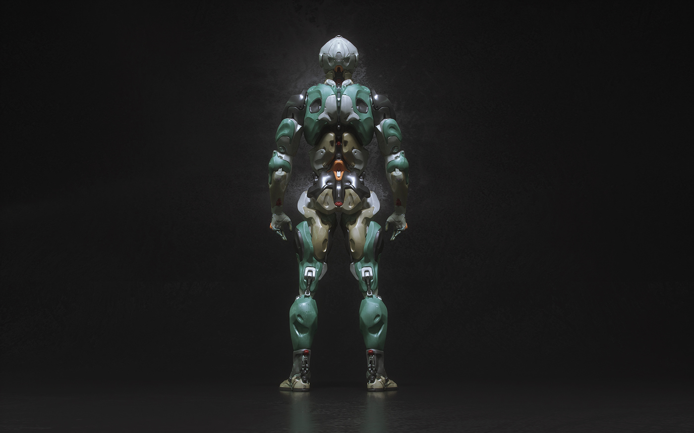 futuristic katana mecha robot robotic science fiction Scifi skull Sword