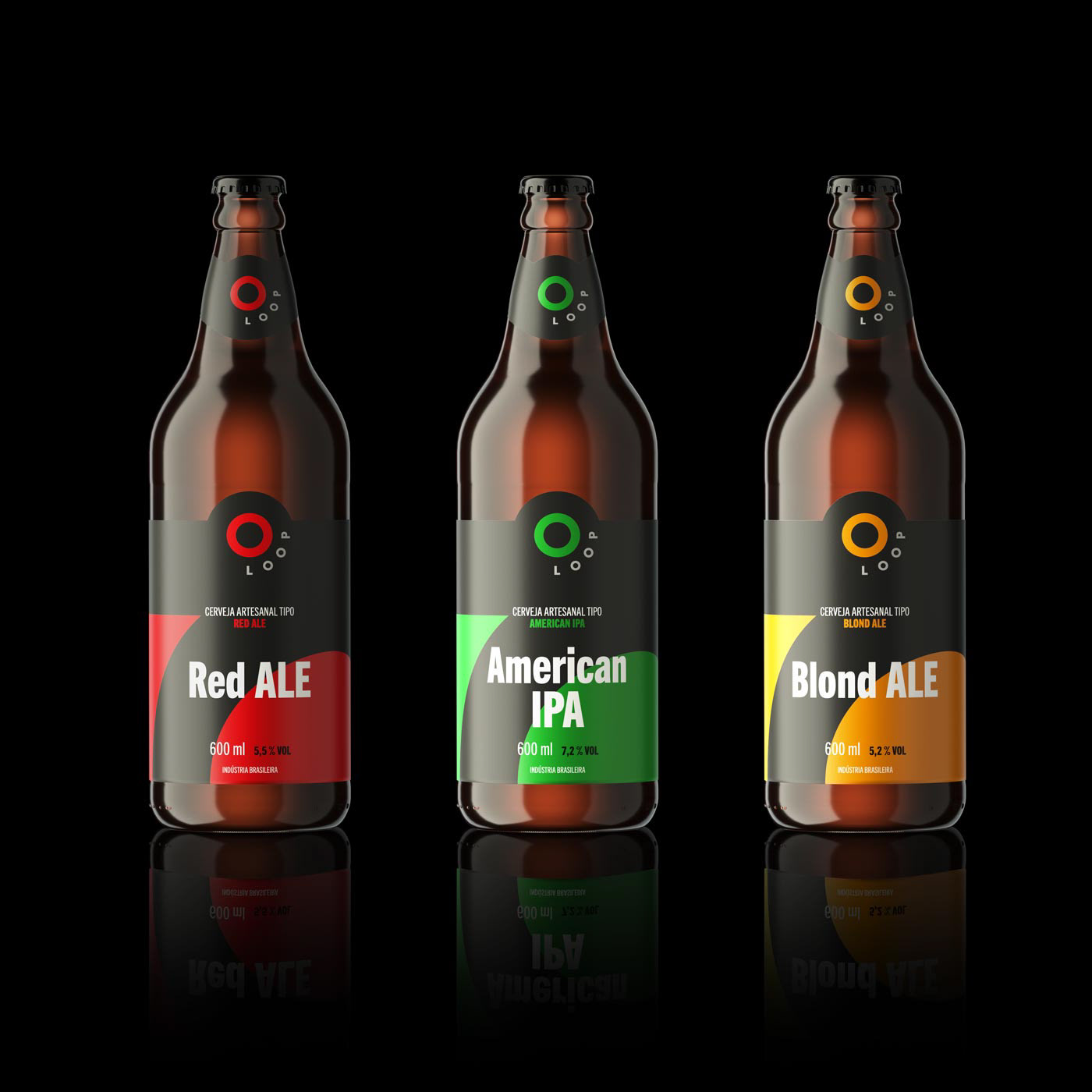 3D Render 3dmodel beer bottle industrial design packing branding  Digital Art 