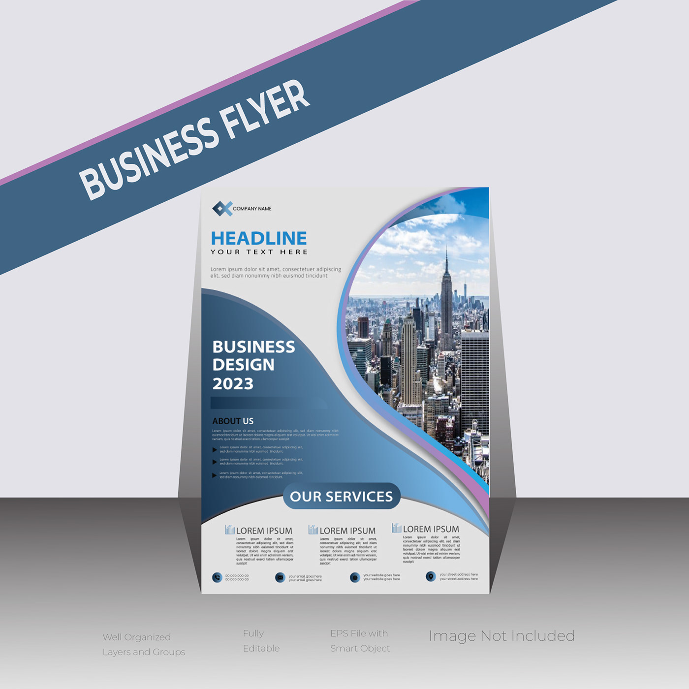 Flyer Design flyer Corporate Design flyer mockup corporate brochure design company profile business flyer design Advertising  Corporate Flyer Template