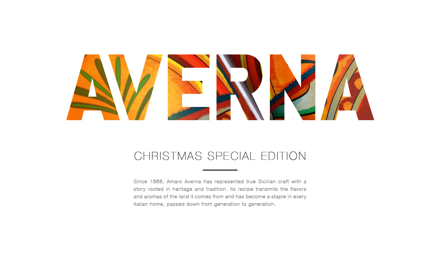 averna beverage alcohol Campari sicily Italy package limited edition special edition Christmas