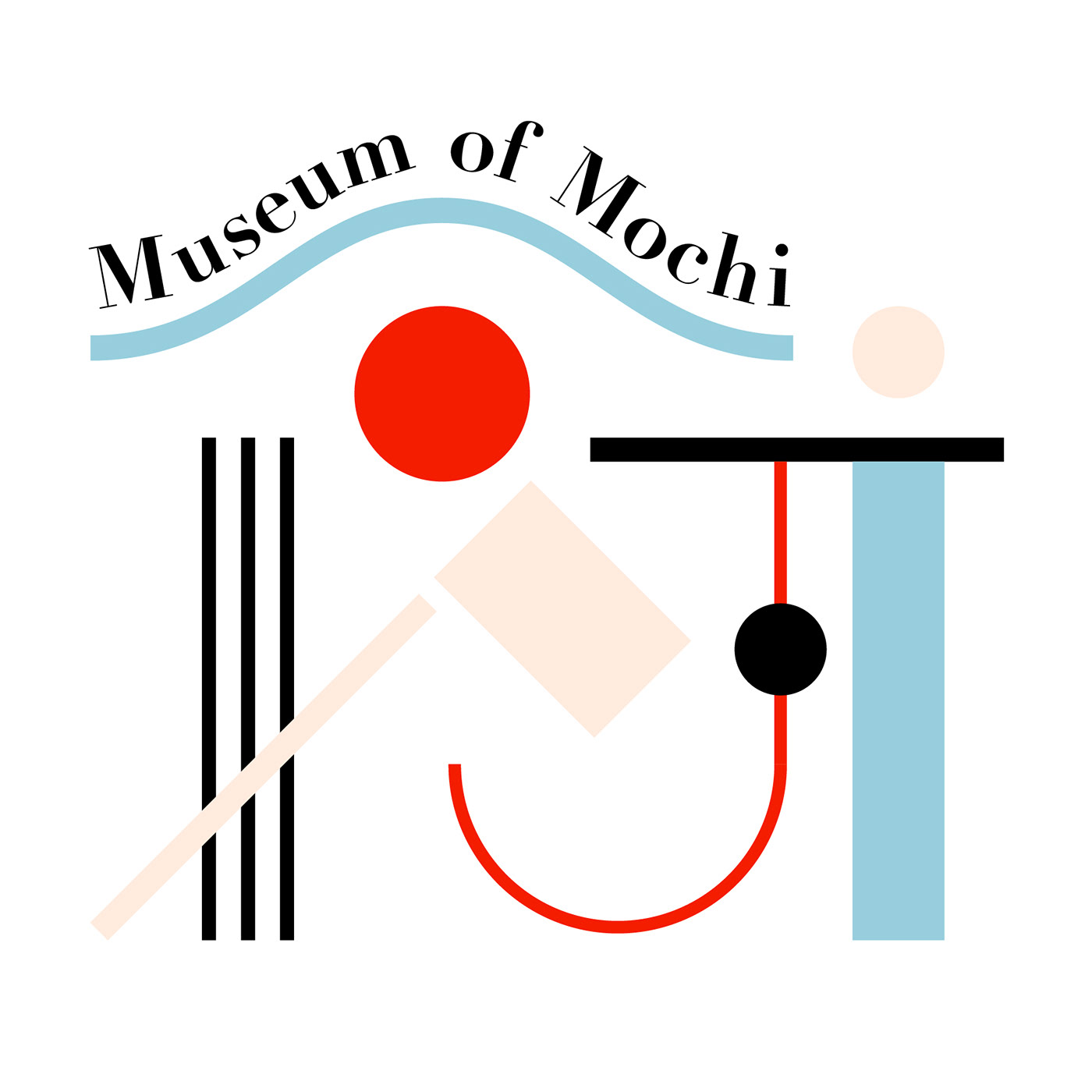 Advertising  branding  design font Food  japan mochi museum poster typography  
