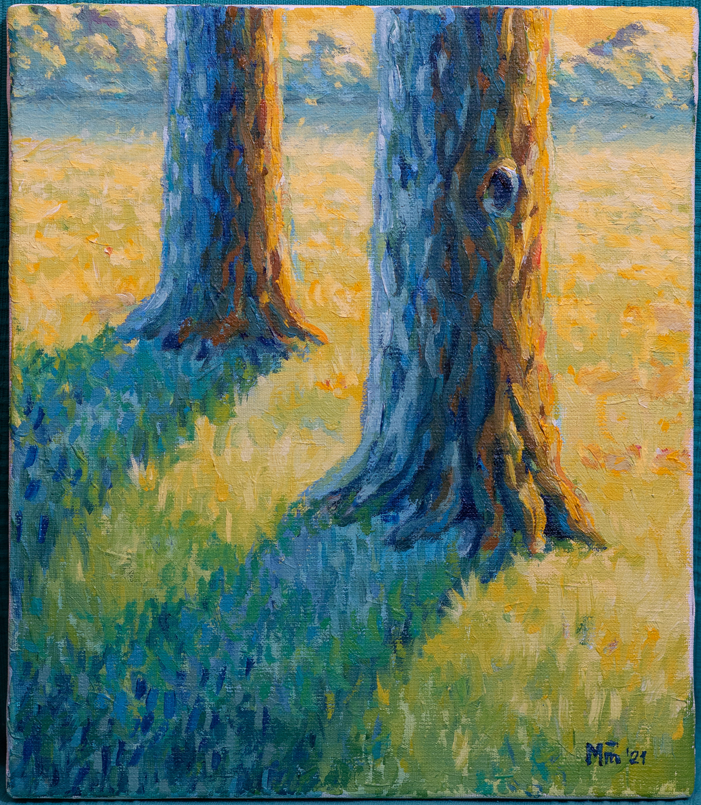 impressionism oil oil on canvas painting  