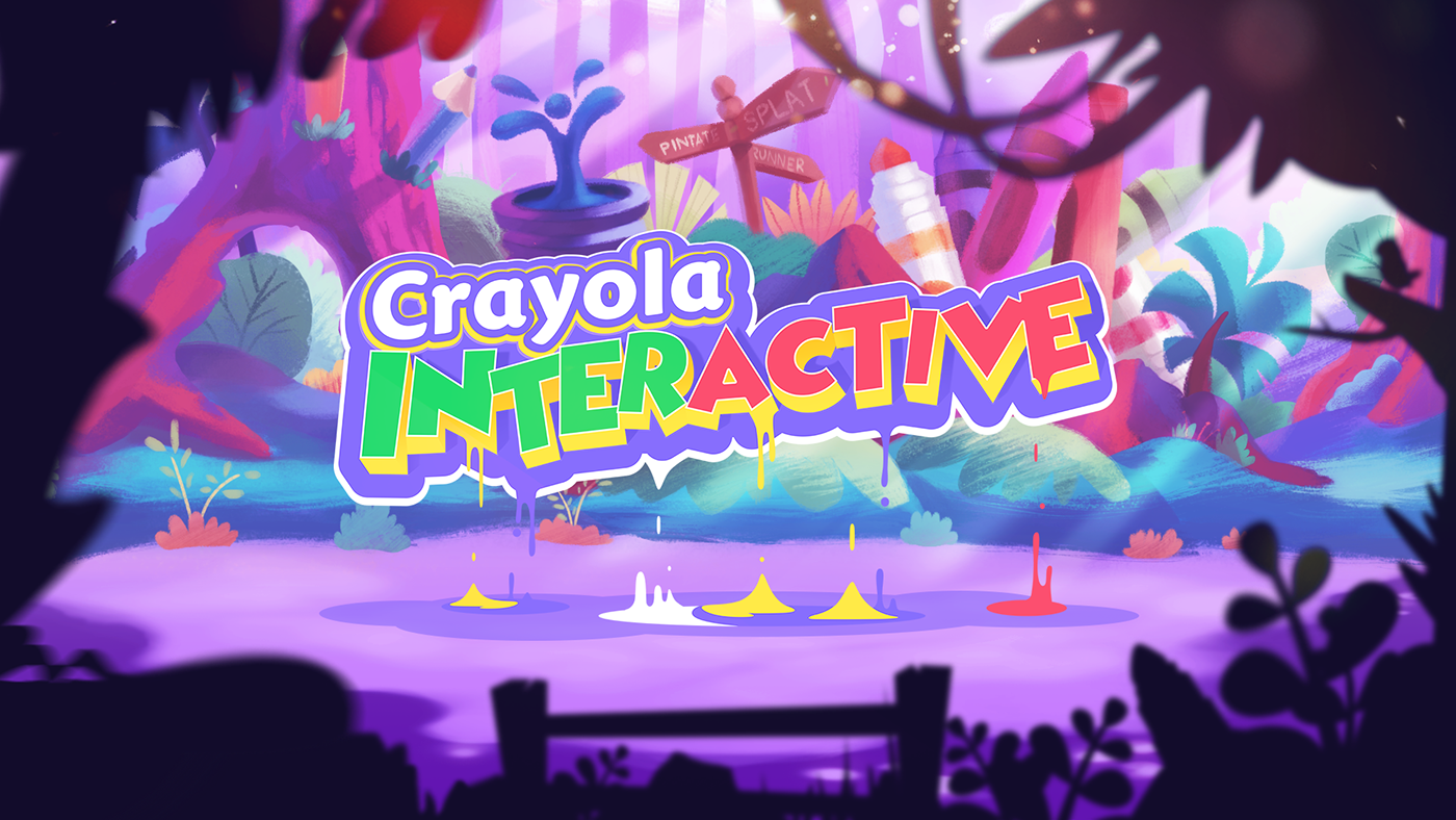 Crayola ILLUSTRATION  digital painting interfaces game design  UI/UX unity Romanovsky Romanovsky13