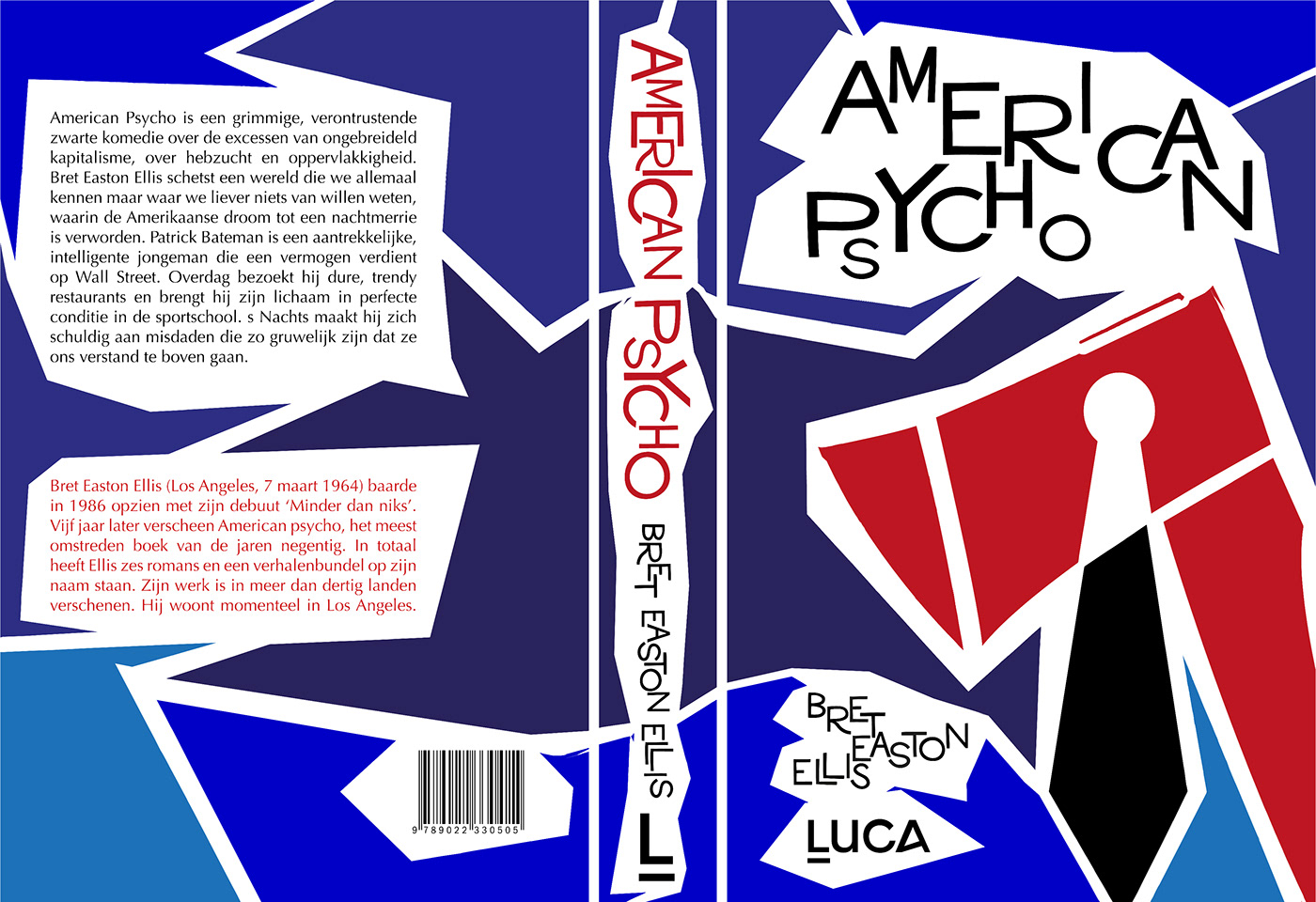 americanpsycho cover Illustrator InDesign saulbass